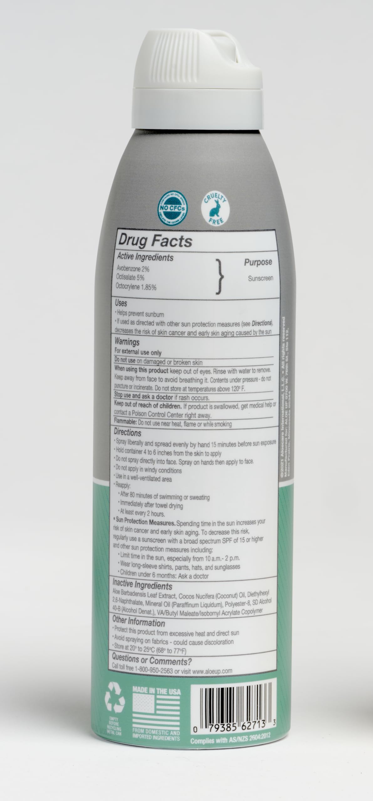 ALOE UP used by a runner illustrating lightweight, non-greasy protection