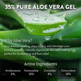 Aloe Up pump dispense detail demonstrating easy, controlled application