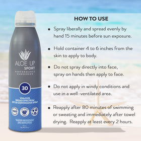 Aloe Up bottle in hand for size comparison and travel convenience