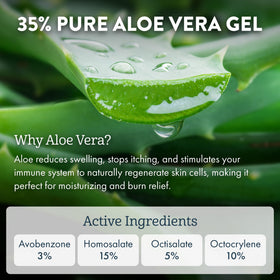 ALO E UP lotion texture close-up showing smooth fast-absorbing finish