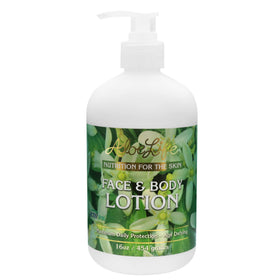 Aloe Life front label on 16 oz bottle showing product name and grapefruit scent benefit