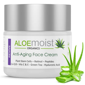 AloeMoist front jar showing product label and benefits