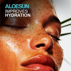 ALOESUN lavender oil drop detail highlighting calming aroma benefit