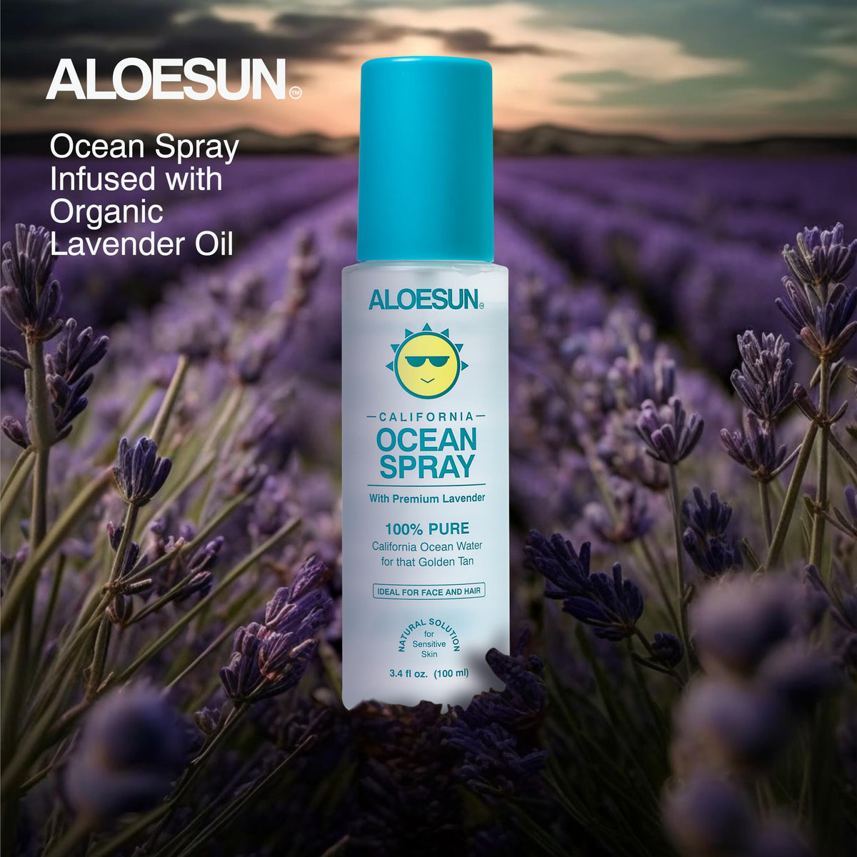 ALOESUN travel size in beach bag conveying portability and on-the-go use