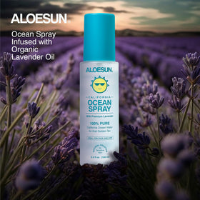 ALOESUN travel size in beach bag conveying portability and on-the-go use