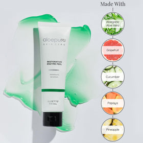 Aloette 2 oz tube held in hand for scale and travel-friendly convenience