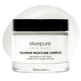 Aloette jar front view showing label and compact 2 oz size for travel