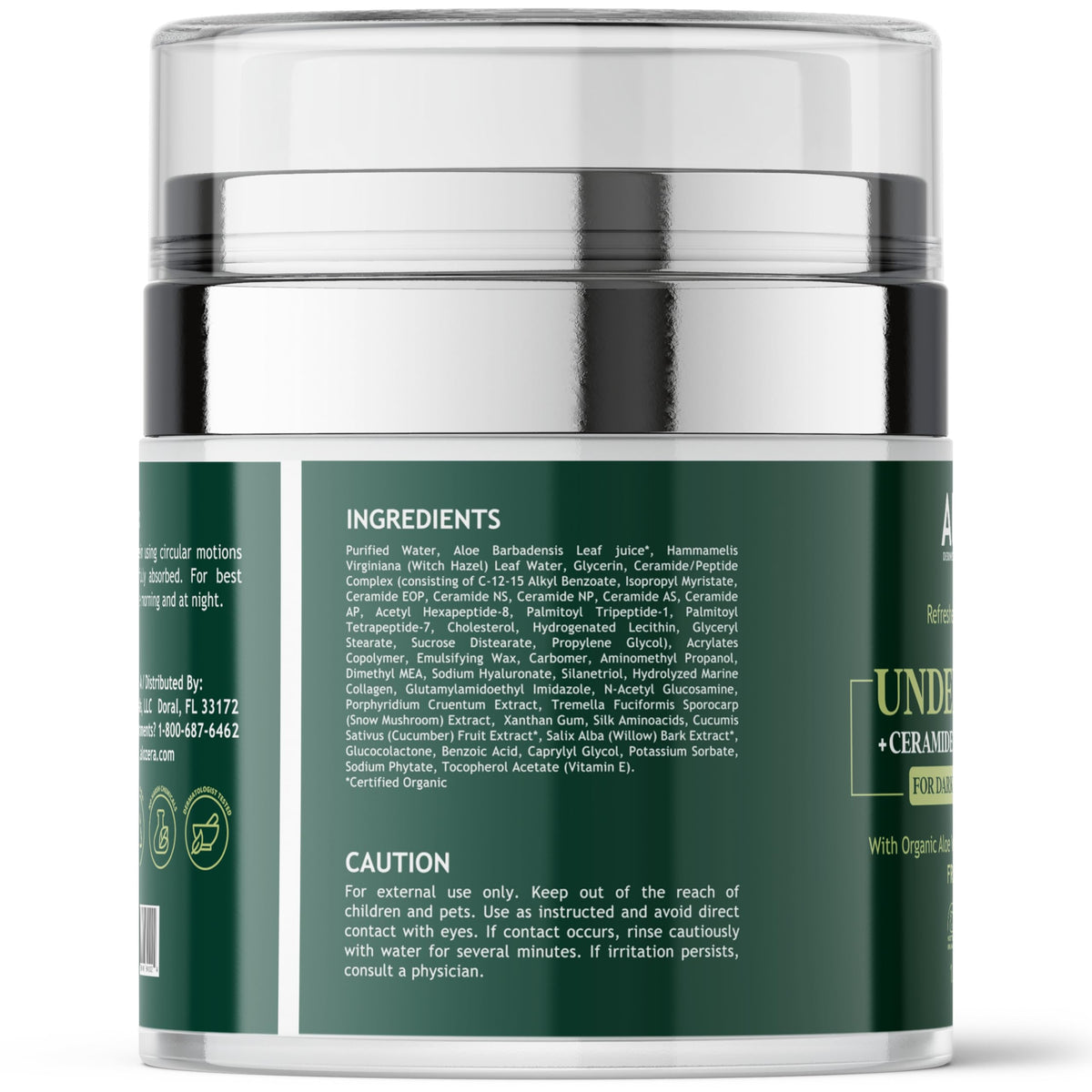 Gel spread on skin close-up, demonstrates lightweight cooling feel