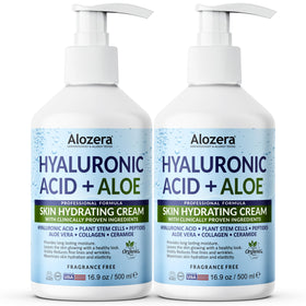 alozera on nightstand in bathroom lifestyle promoting daily routine benefit