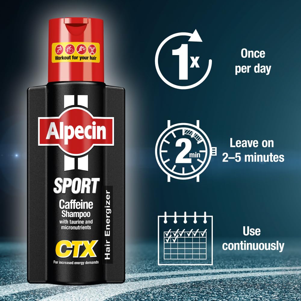 Alpecin CTX sport in gym bag lifestyle shot for post-workout freshness benefit