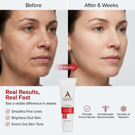 Alpha close-up of cream texture demonstrating smooth hydration