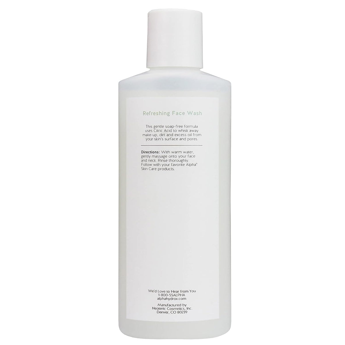 Alpha cleanser on bathroom counter in daily skincare routine