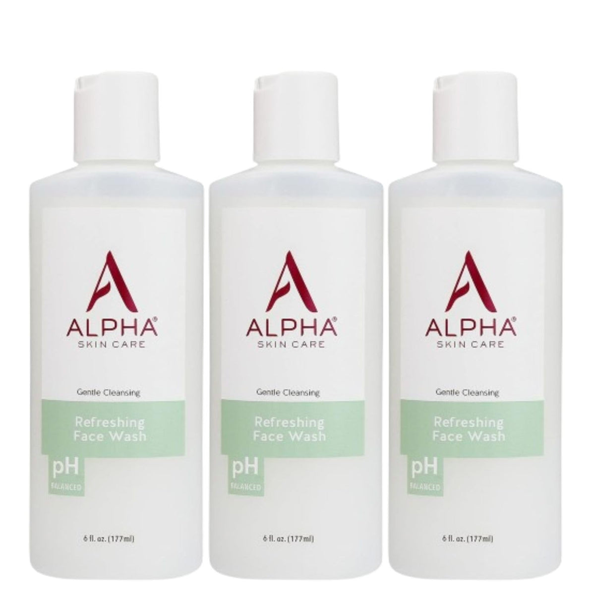 Alpha front packaging showing bottle and label for clear product ID and benefits
