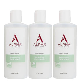 Alpha front packaging showing bottle and label for clear product ID and benefits