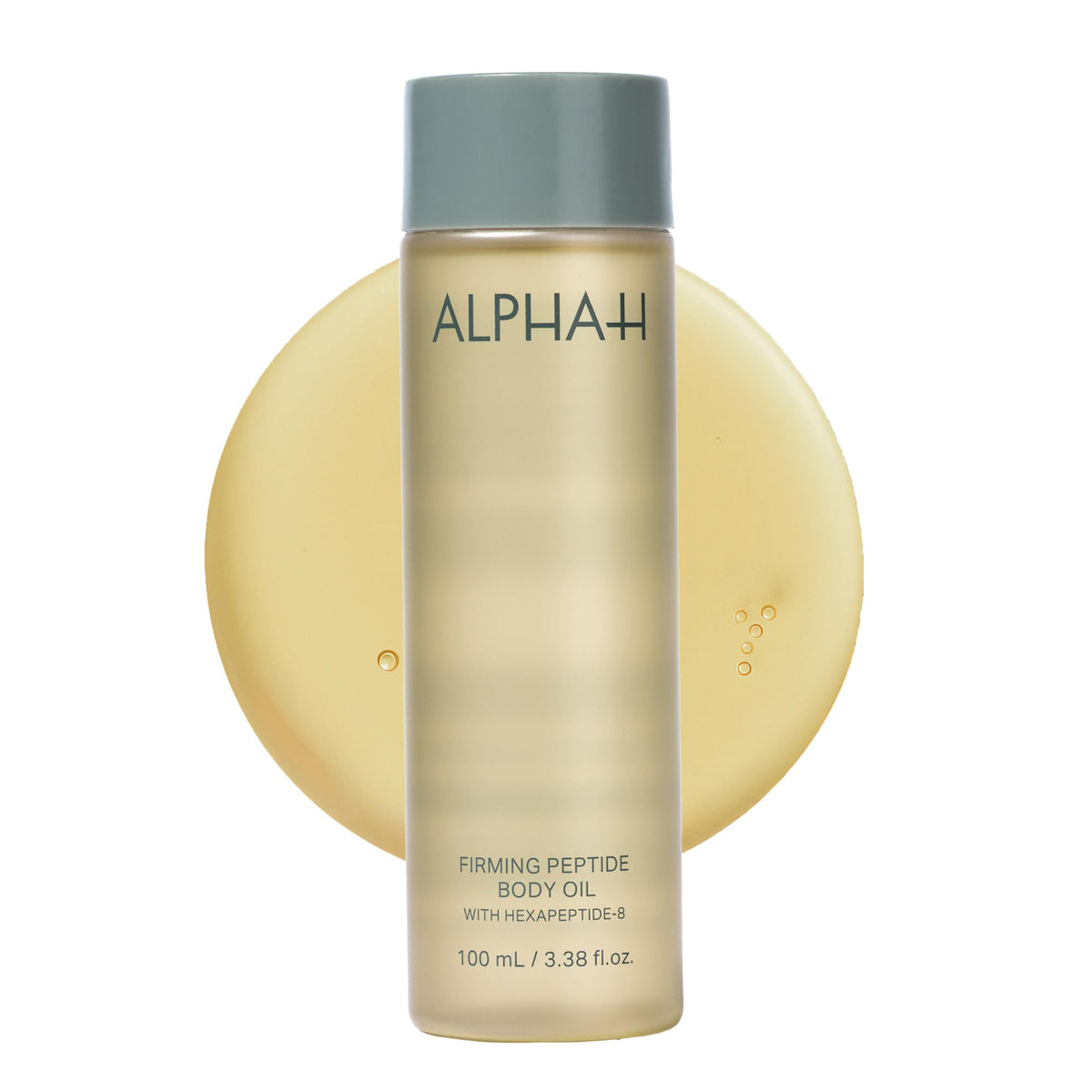 Alpha-H front packaging shows clean bottle and label, fast-absorbing benefit