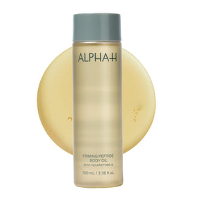 Alpha-H front packaging shows clean bottle and label, fast-absorbing benefit