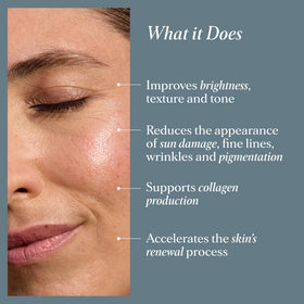Alpha-H dropper dispensing liquid to demonstrate easy application and precision