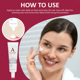 Alpha tube held in hand to show size and travel-ready convenience