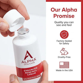 Alpha jar on bathroom counter showing lifestyle use and convenience