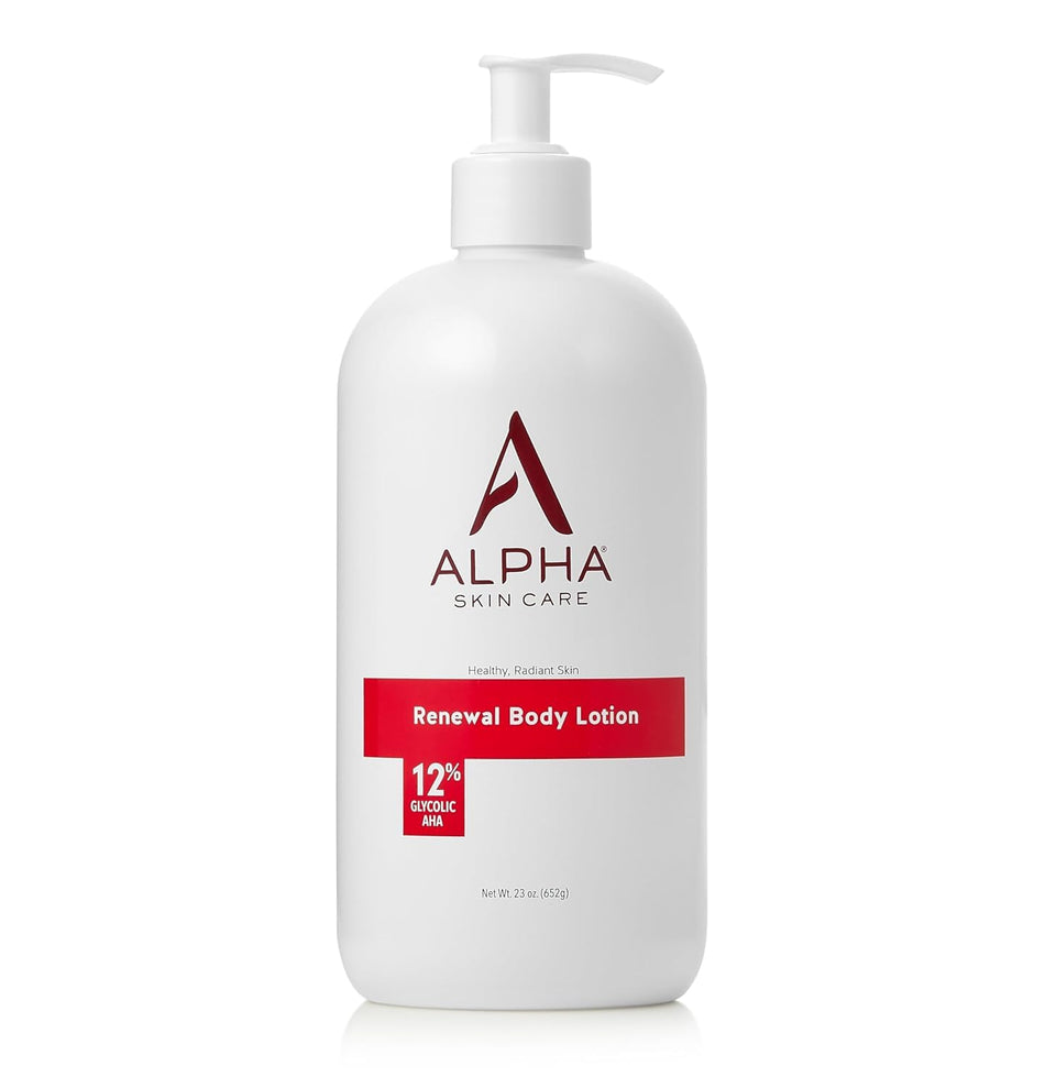Alpha front packaging showing label and 23 oz size for clear product identification