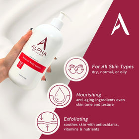 Alpha pump and cap close-up highlighting user-friendly dispenser and hygienic design