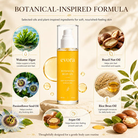 ALPHABRONZE Evora applied to arm showing smooth skin and quick absorption benefit