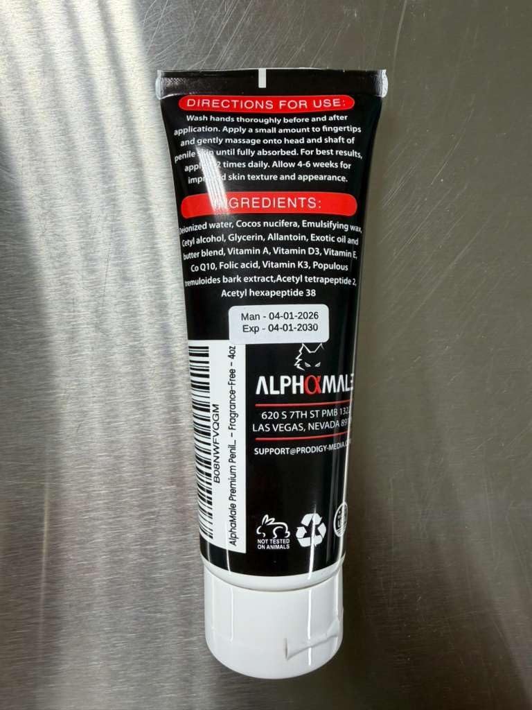 AlphaMale made in usa badge highlighting domestic manufacture benefit