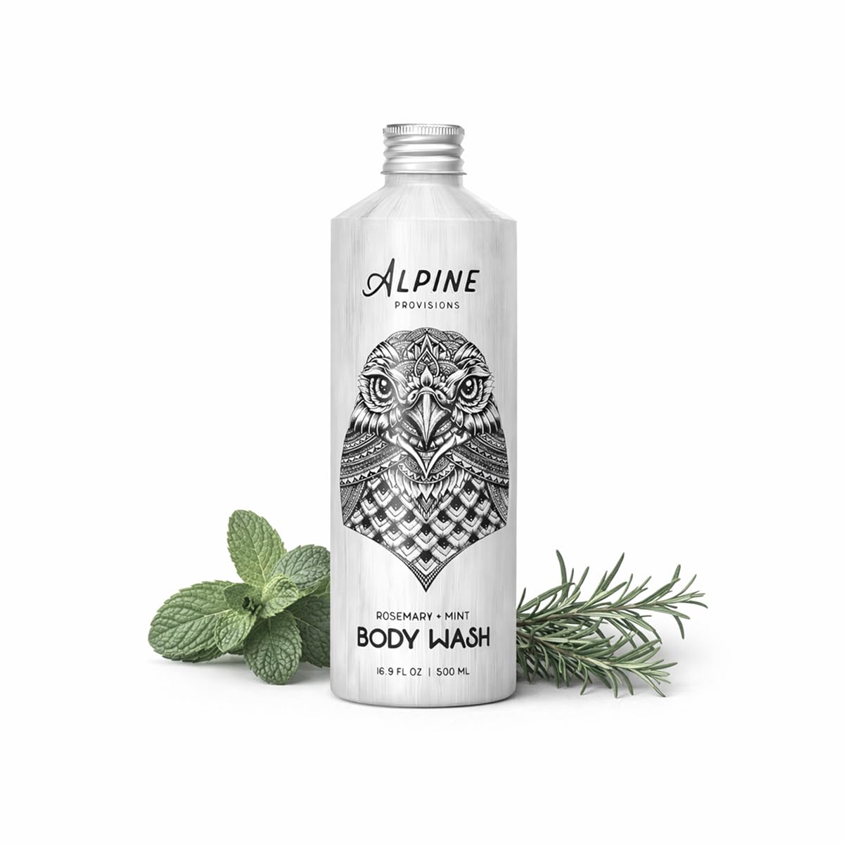 Alpine Provisions front bottle showing clean packaging and eco benefit