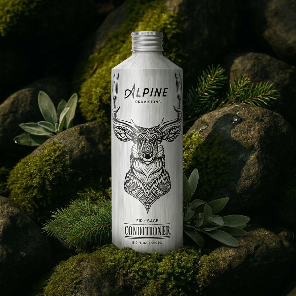 Alpine Provisions key ingredients aloe and sunflower with fir and sage benefit