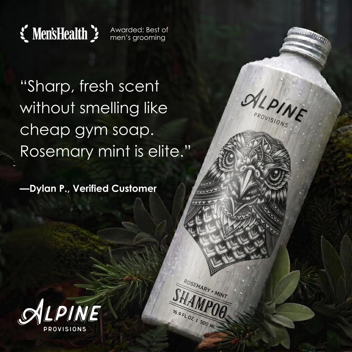 Alpine Provisions close-up of creamy shampoo texture for gentle cleanse benefit