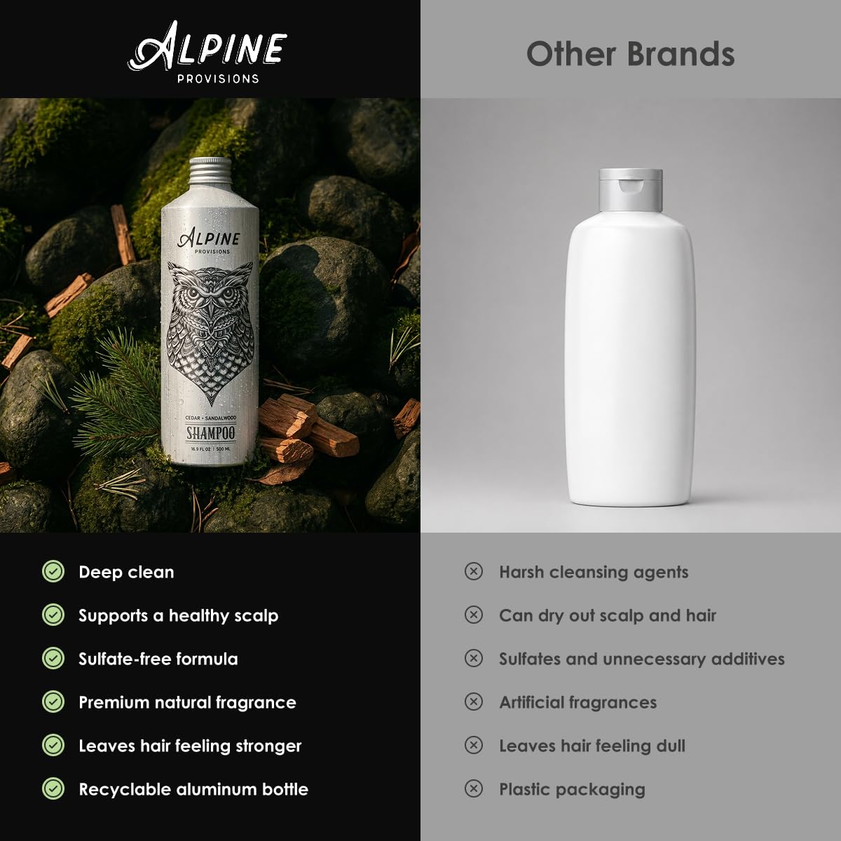 Alpine Provisions zero-plastic packaging close-up promoting sustainability