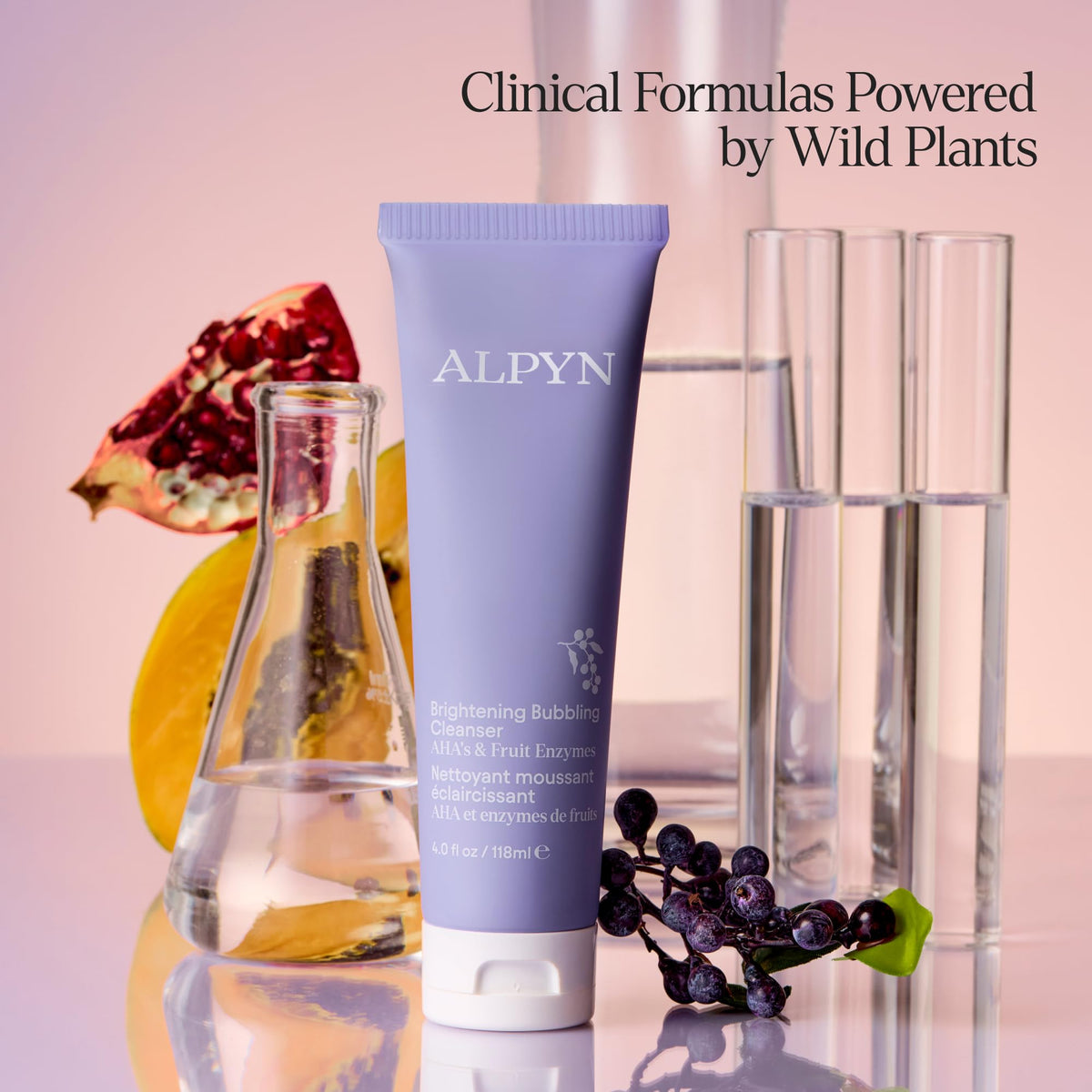 Alpyn cleanser in bathroom sink routine illustrating everyday use benefit
