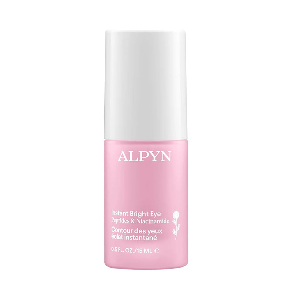 Alpyn Instant Bright Eye front packaging showing jar and brand — conveys brightening benefits