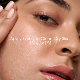 Alpyn 1 oz bottle next to everyday items showing true size benefit