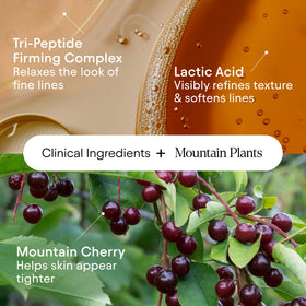 Alpyn Beauty raw apple and cucumber extracts signaling natural texture support