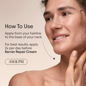Alpyn Beauty label close-up displaying peptide complex and usage directions