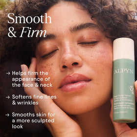 Alpyn Beauty pump detail delivering controlled serum for precise application