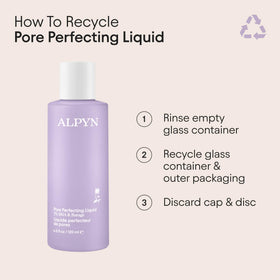 Alpyn label detail with ingredient list visible, reassures ingredient transparency benefit