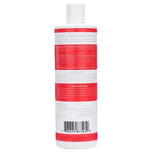 Alra shampoo lather on hand demonstrating gentle cleansing action