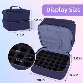 ALSLEA case beside hand for scale demonstrating compact travel size
