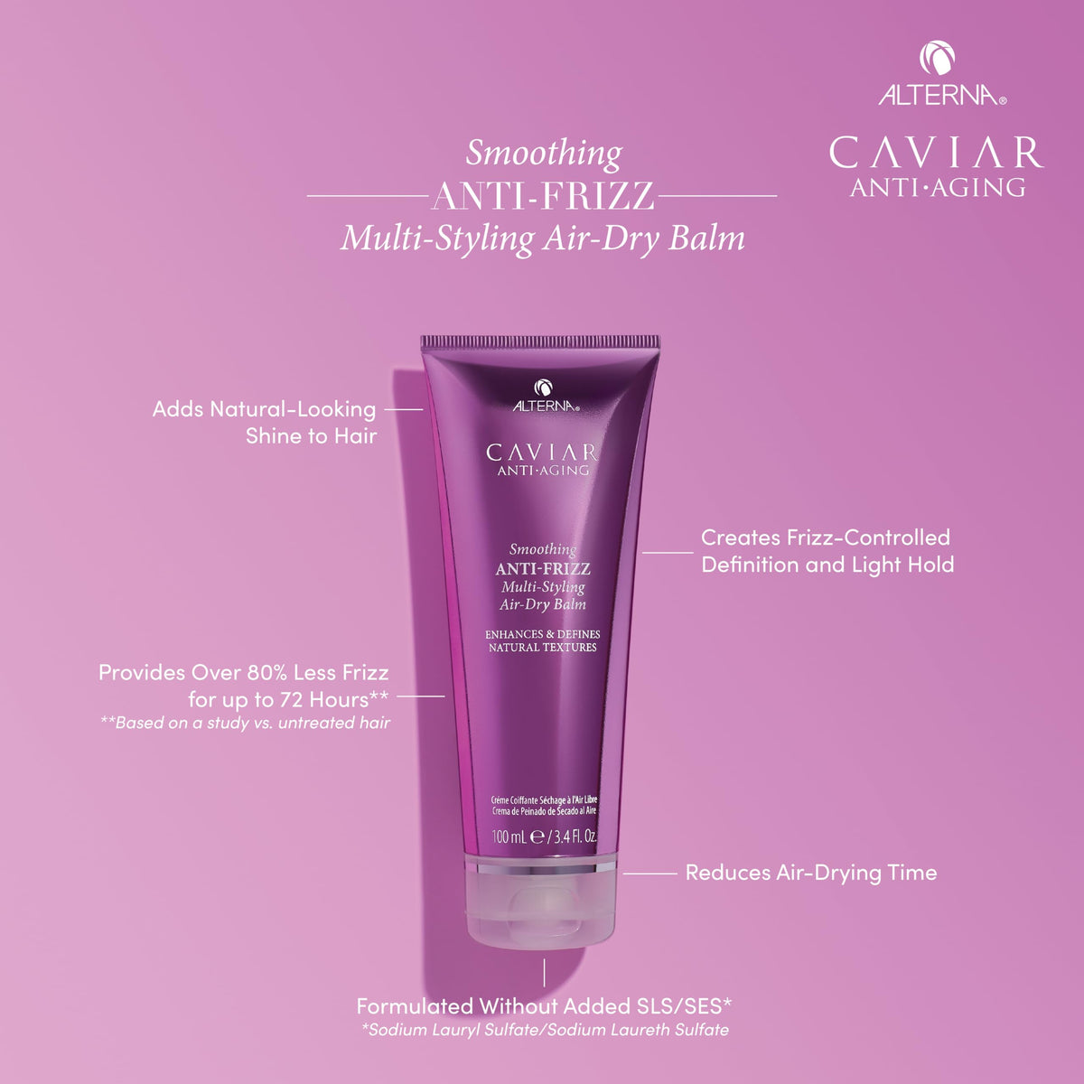 Alterna palm texture close-up of the cream-to-oil balm showing spreadability and shine