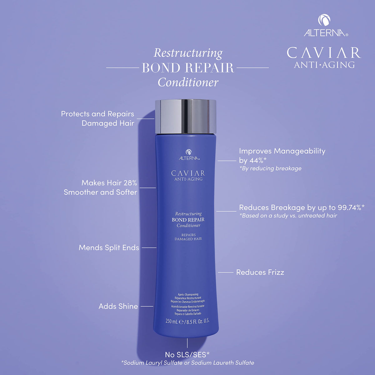 Alterna conditioner texture on fingertips illustrating easy spreadability