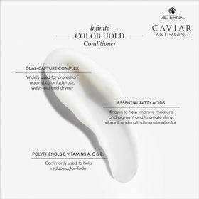 Alterna creamy conditioner texture close-up highlighting moisturized hair benefit