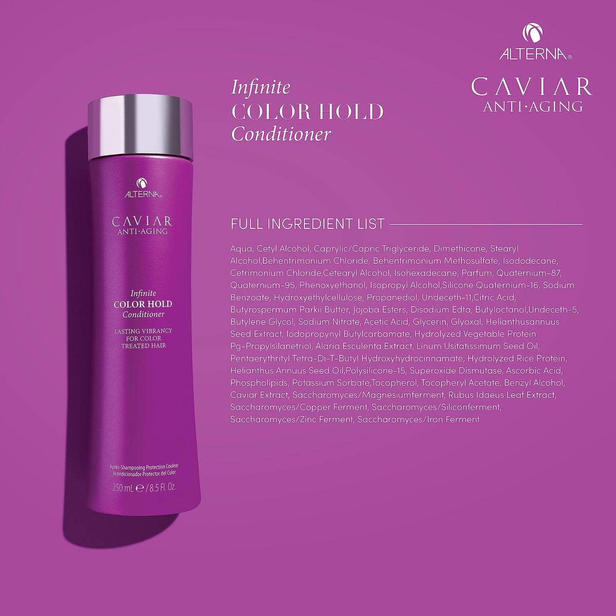 Alterna conditioner being dispensed into hand for easy application benefit