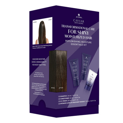 Alterna front packaging of trial kit showing contents and travel-ready design for easy testing