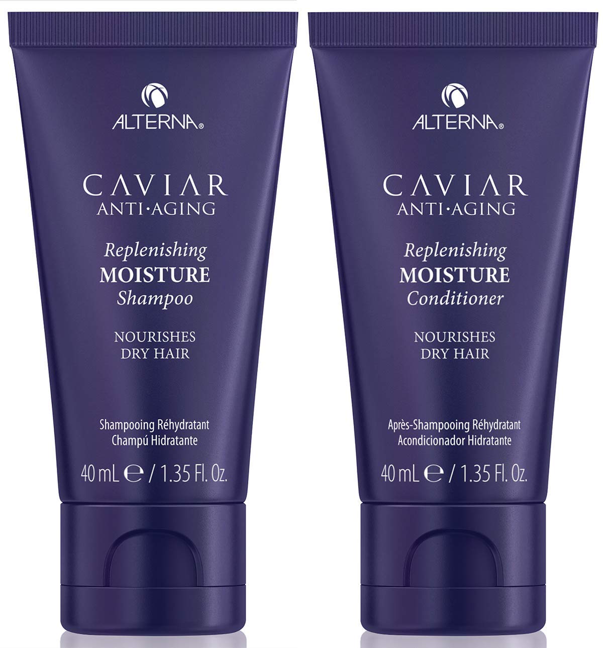 Alterna front packaging showing shampoo and conditioner for hydrated hair