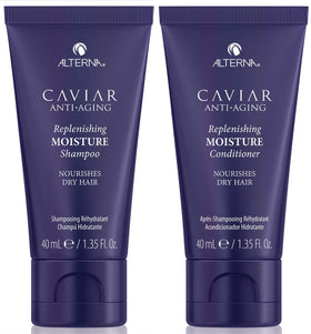 Alterna front packaging showing shampoo and conditioner for hydrated hair