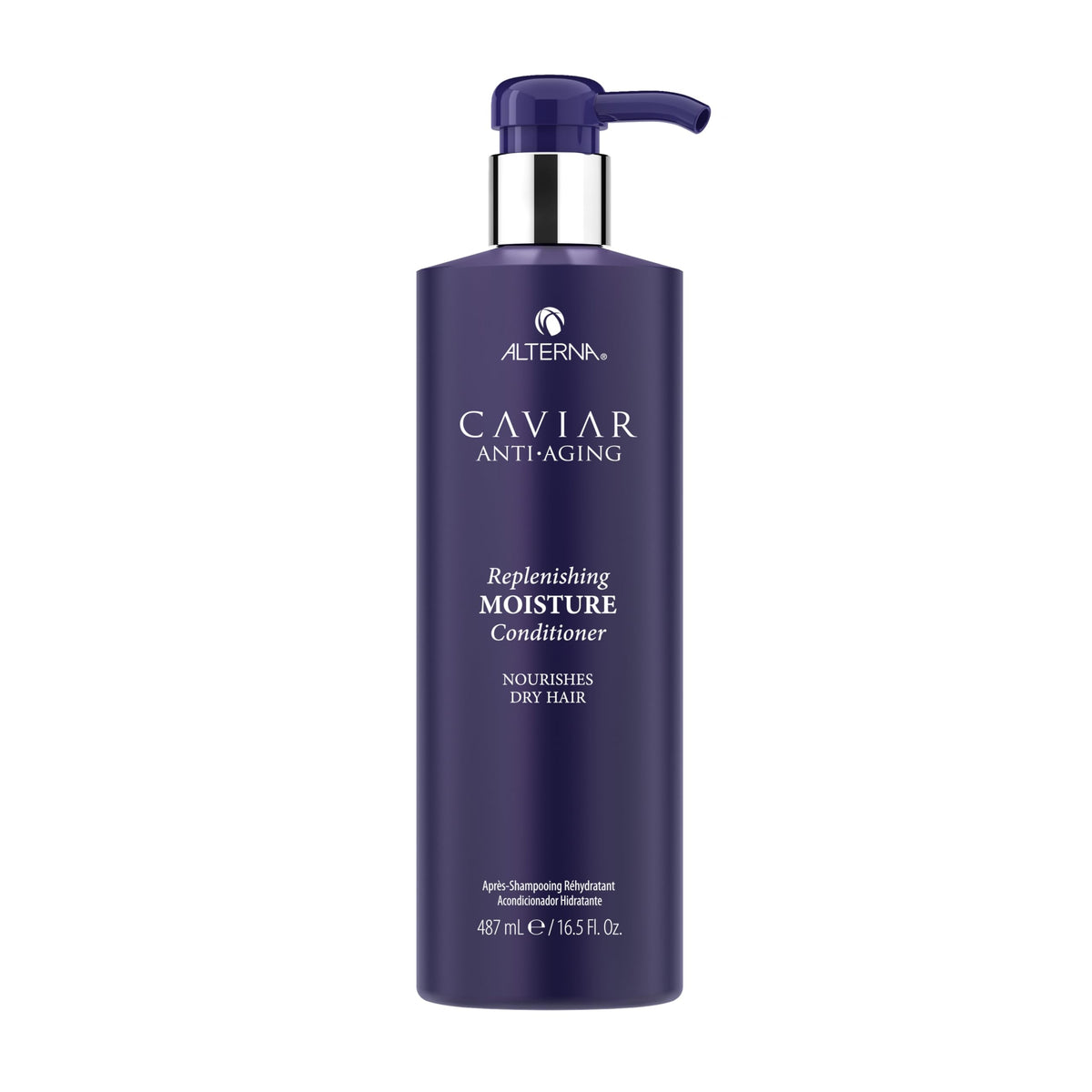 Alterna front packaging showing bottle and label for luxurious hydration