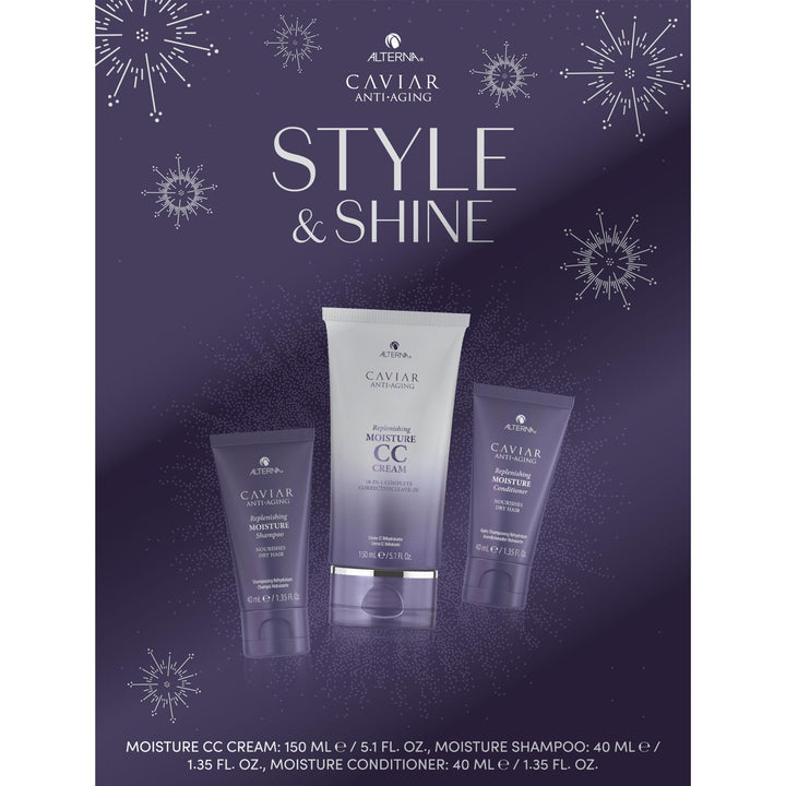 Alterna CAVIAR front packaging showing set benefits and gift-ready presentation