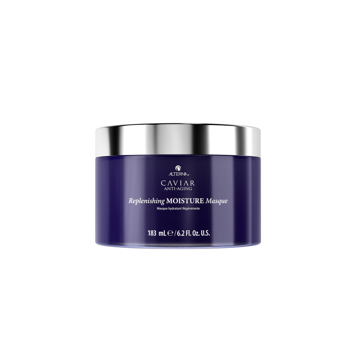 Alterna Caviar masque front packaging showing 6.2 oz jar and benefits